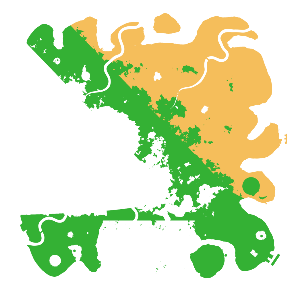 Biome Rust Map: Procedural Map, Size: 4500, Seed: 383011957