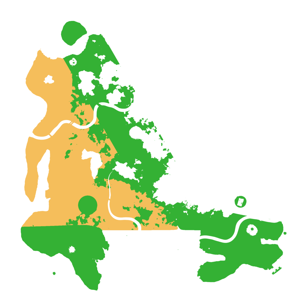 Biome Rust Map: Procedural Map, Size: 4250, Seed: 392068295