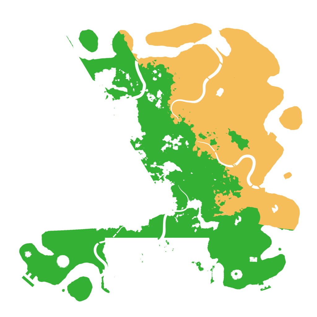 Biome Rust Map: Procedural Map, Size: 4500, Seed: 246101543