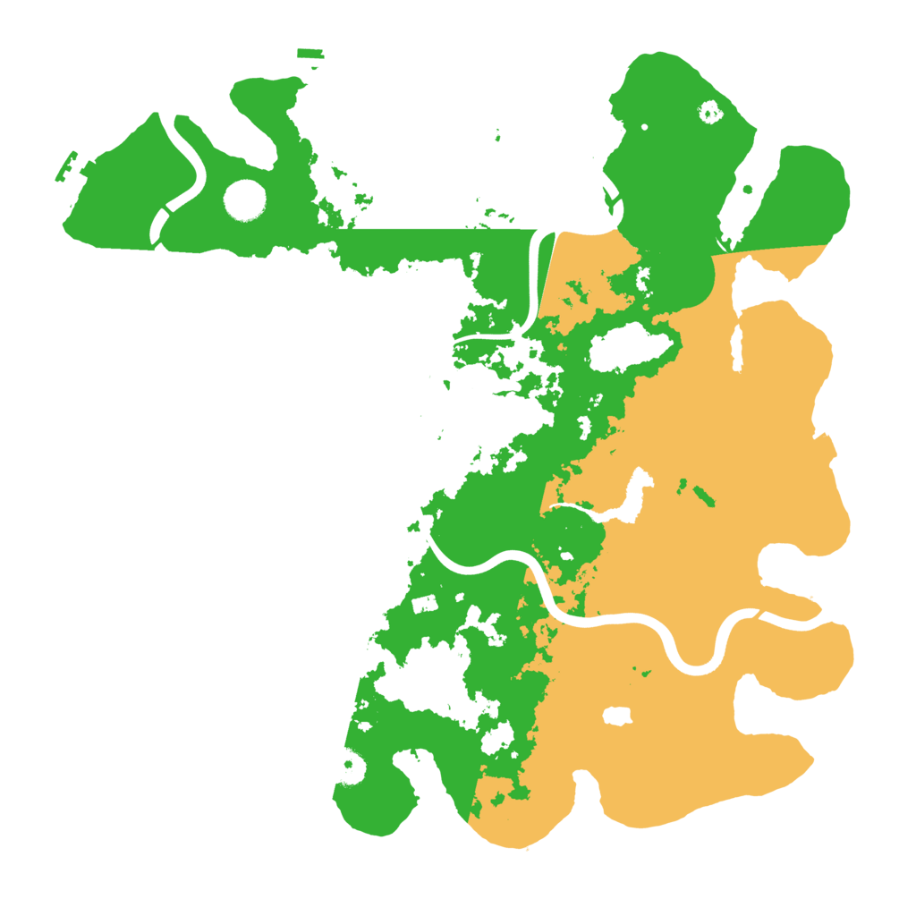 Biome Rust Map: Procedural Map, Size: 4000, Seed: 662240415