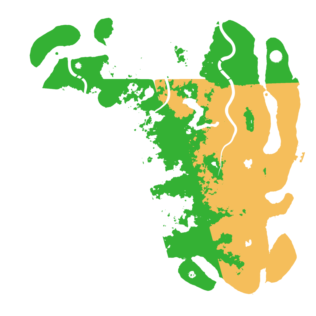 Biome Rust Map: Procedural Map, Size: 4500, Seed: 1220865864