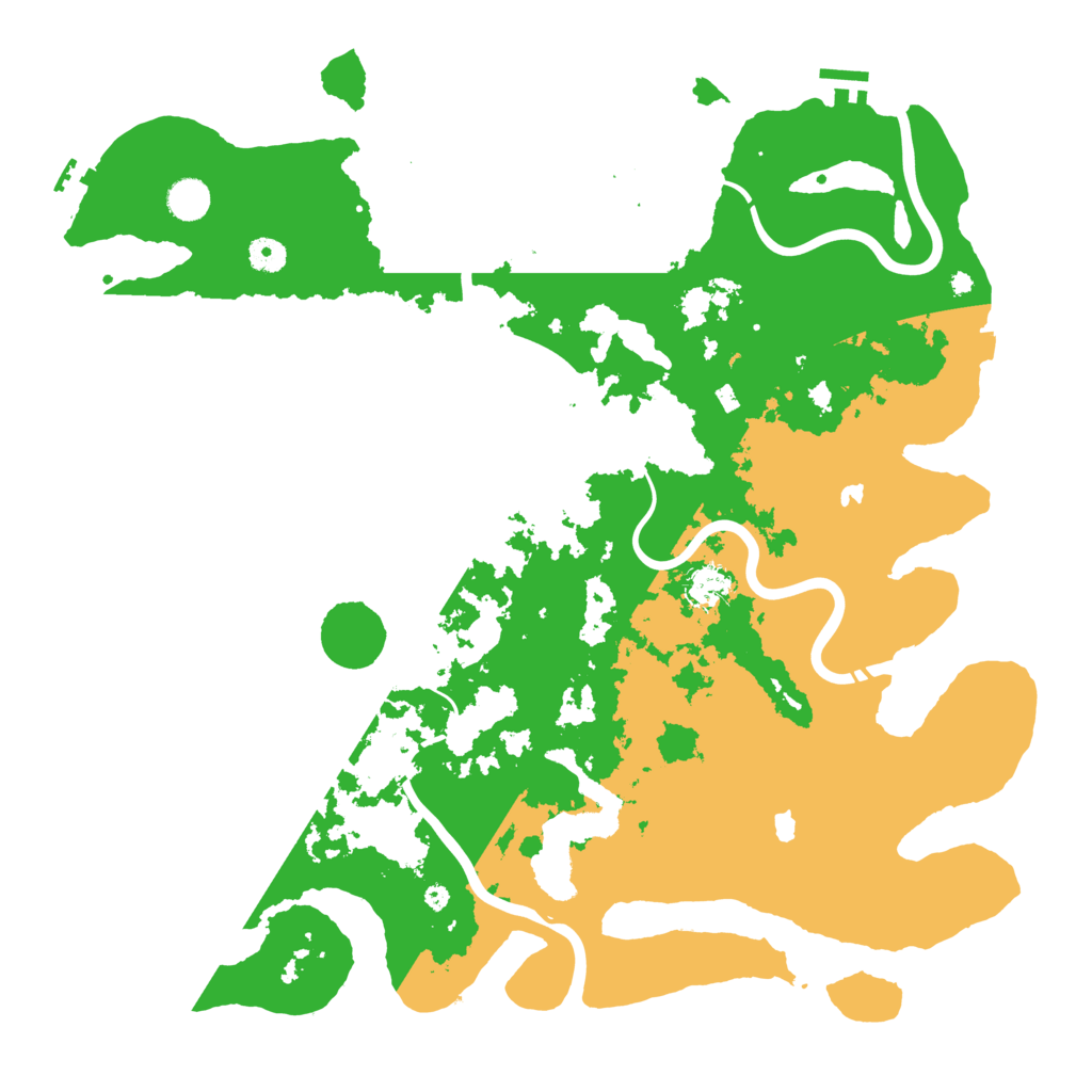 Biome Rust Map: Procedural Map, Size: 4500, Seed: 1766748350