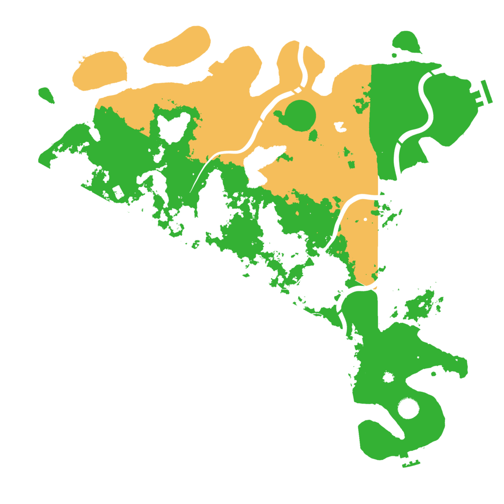 Biome Rust Map: Procedural Map, Size: 4250, Seed: 343165520