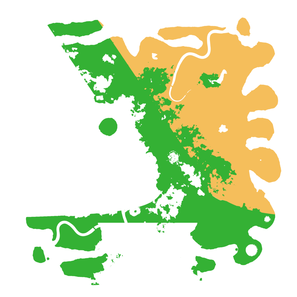 Biome Rust Map: Procedural Map, Size: 4500, Seed: 1696419466