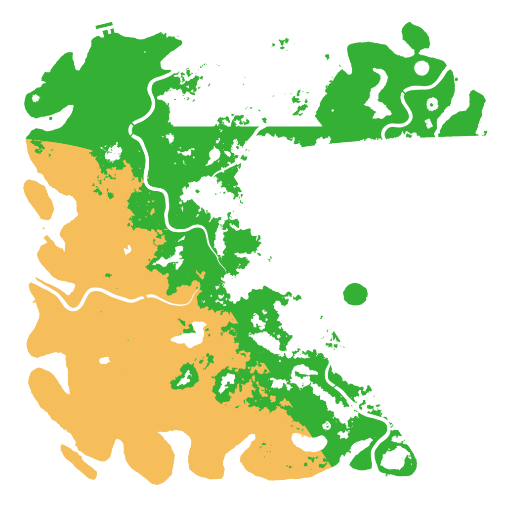 Biome Rust Map: Procedural Map, Size: 6000, Seed: 338434222