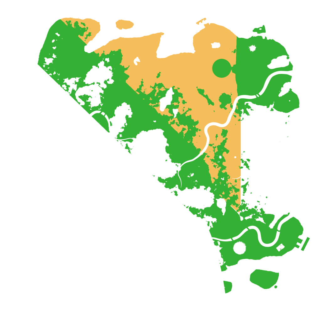 Biome Rust Map: Procedural Map, Size: 4500, Seed: 706251053