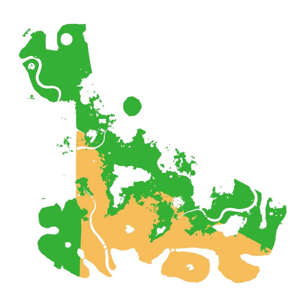 Biome Rust Map: Procedural Map, Size: 4500, Seed: 1465674575