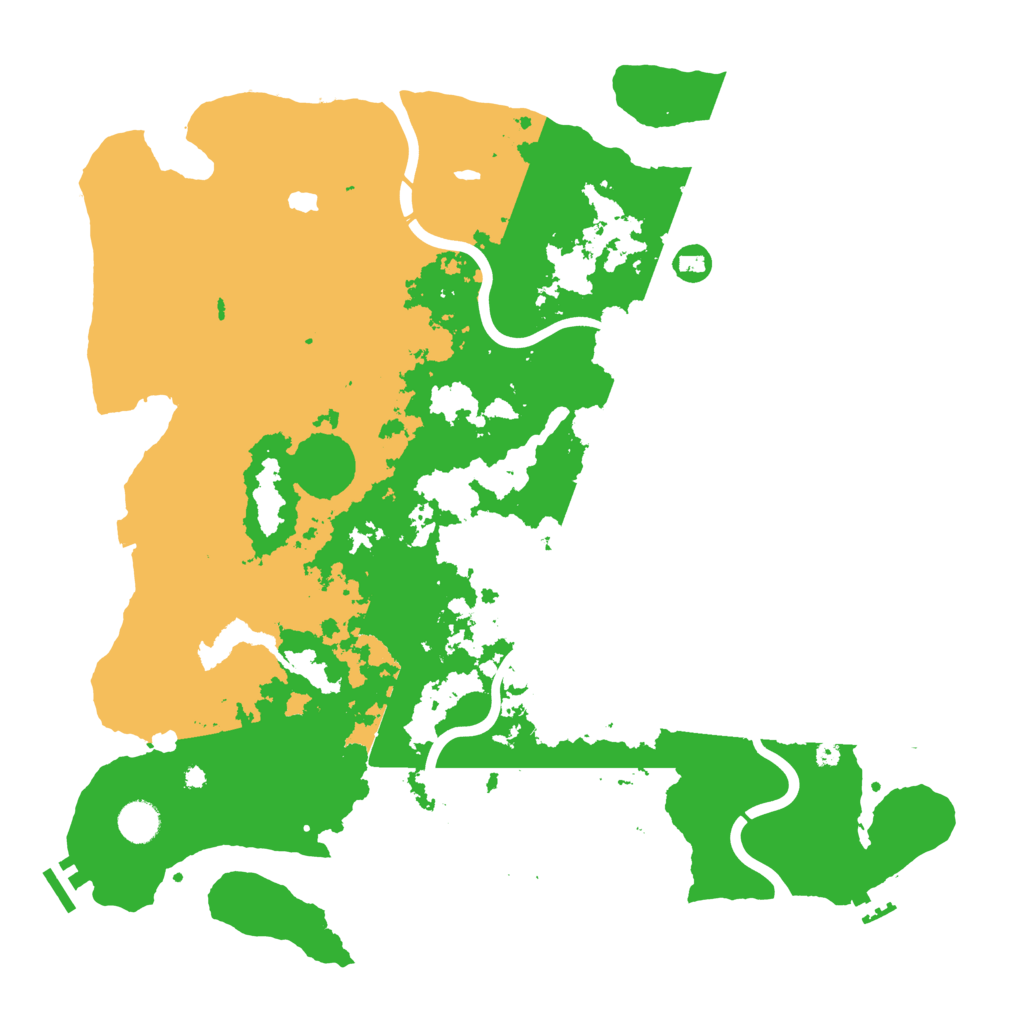 Biome Rust Map: Procedural Map, Size: 4300, Seed: 854996769