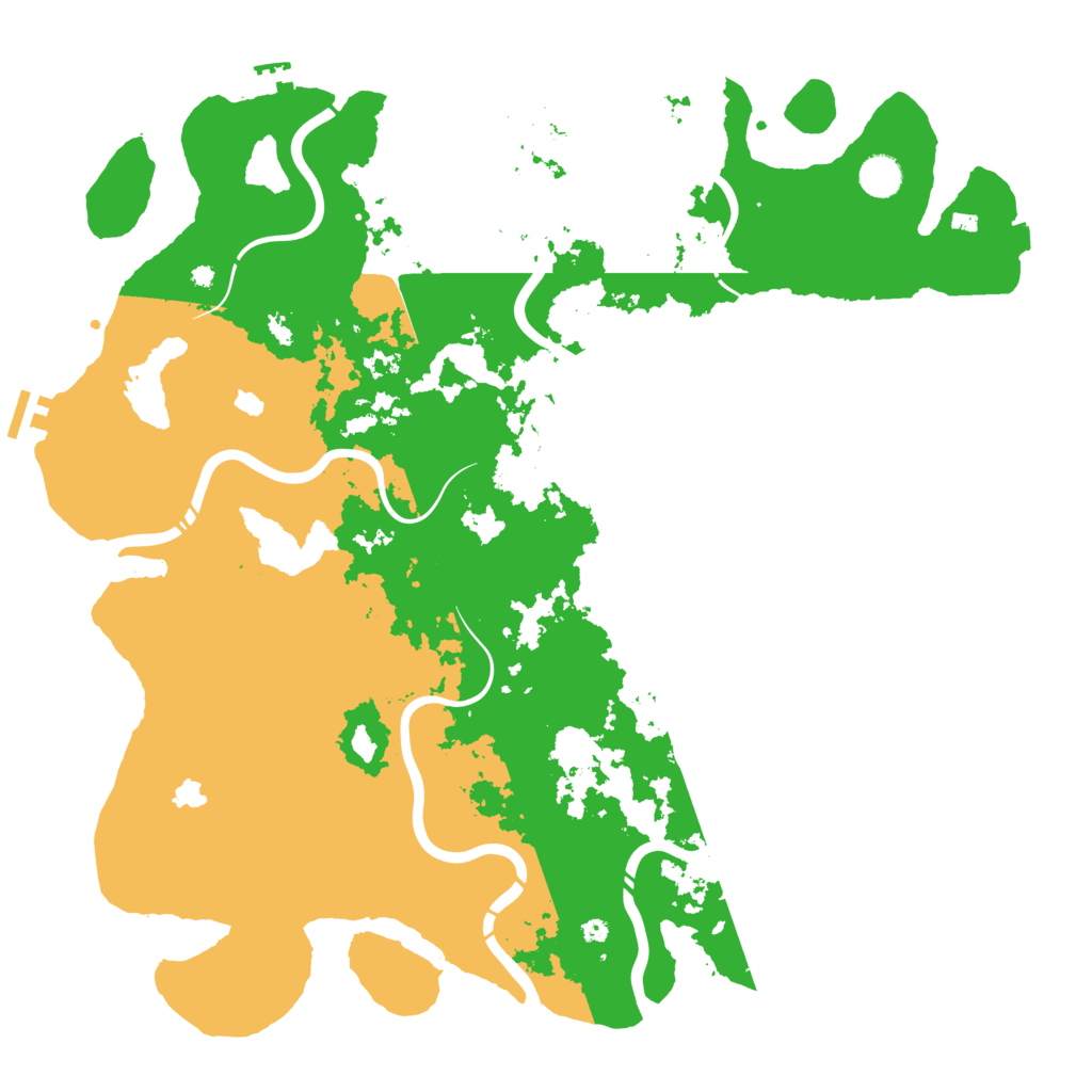 Biome Rust Map: Procedural Map, Size: 4500, Seed: 599895310