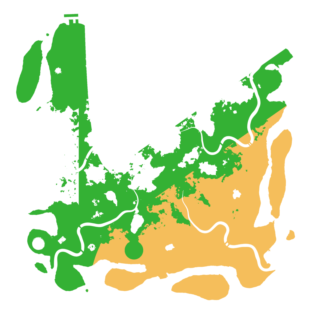Biome Rust Map: Procedural Map, Size: 4500, Seed: 909023972