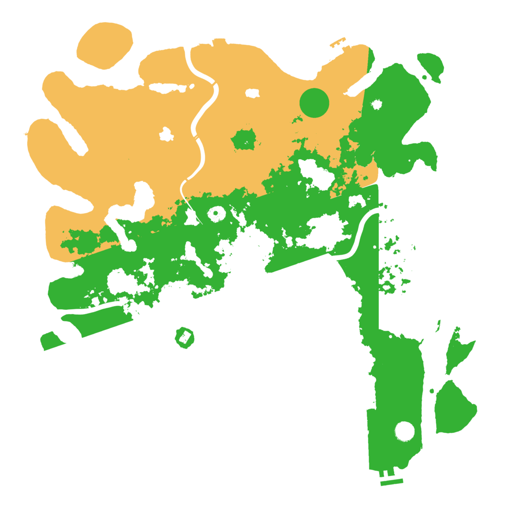 Biome Rust Map: Procedural Map, Size: 4500, Seed: 843446774