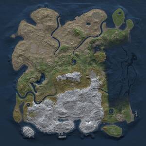 Thumbnail Rust Map: Procedural Map, Size: 4250, Seed: 294464156, 17 Monuments
