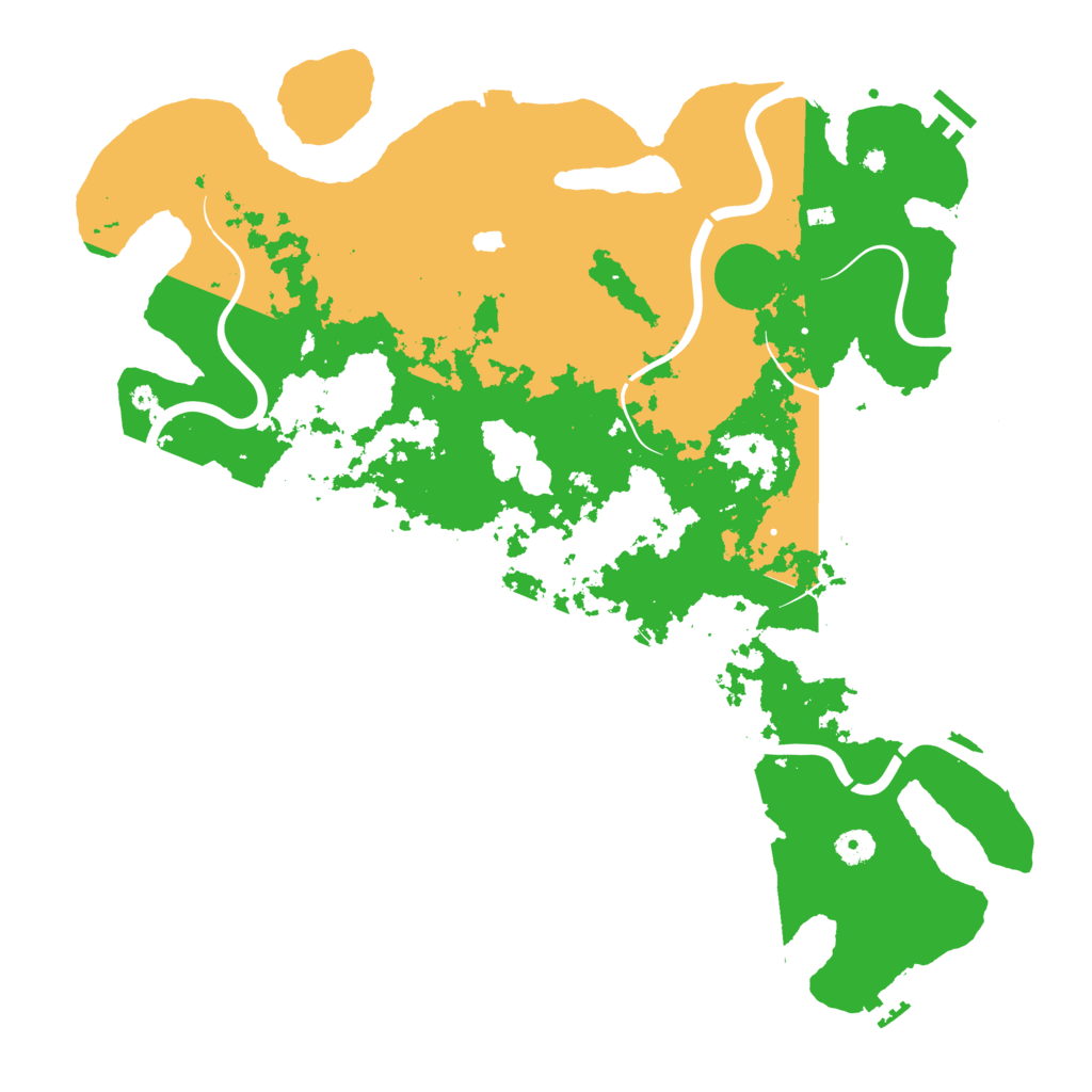 Biome Rust Map: Procedural Map, Size: 4450, Seed: 405642750