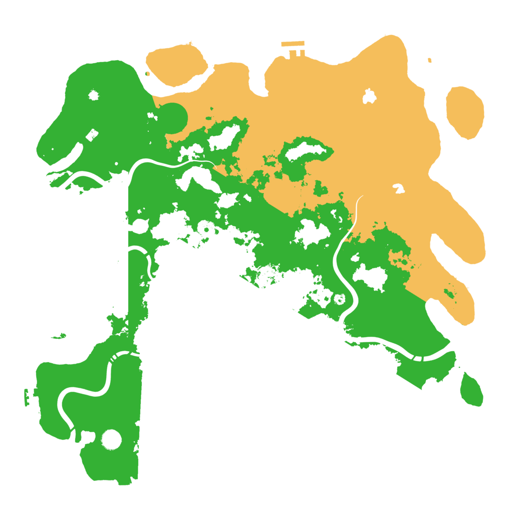 Biome Rust Map: Procedural Map, Size: 4500, Seed: 1948462566