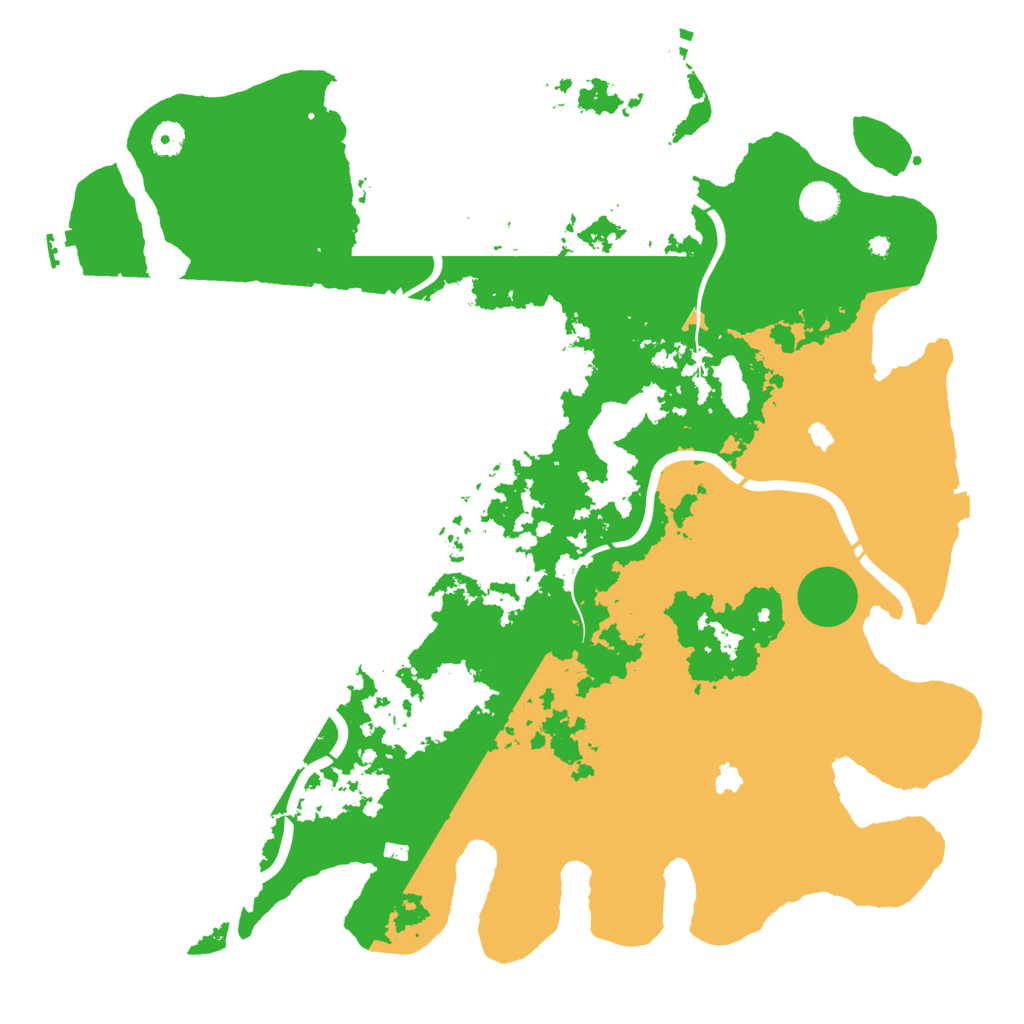 Biome Rust Map: Procedural Map, Size: 4500, Seed: 762721458