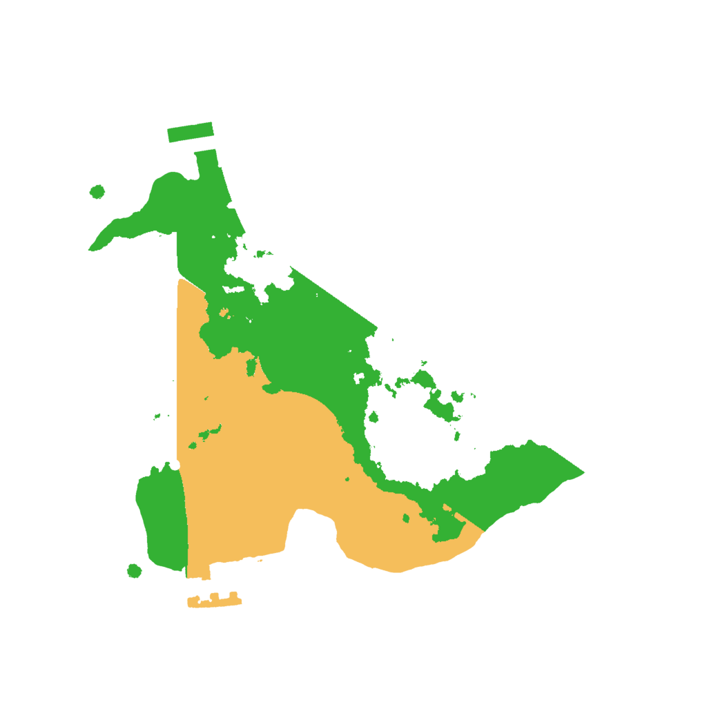 Biome Rust Map: Procedural Map, Size: 2000, Seed: 715819029