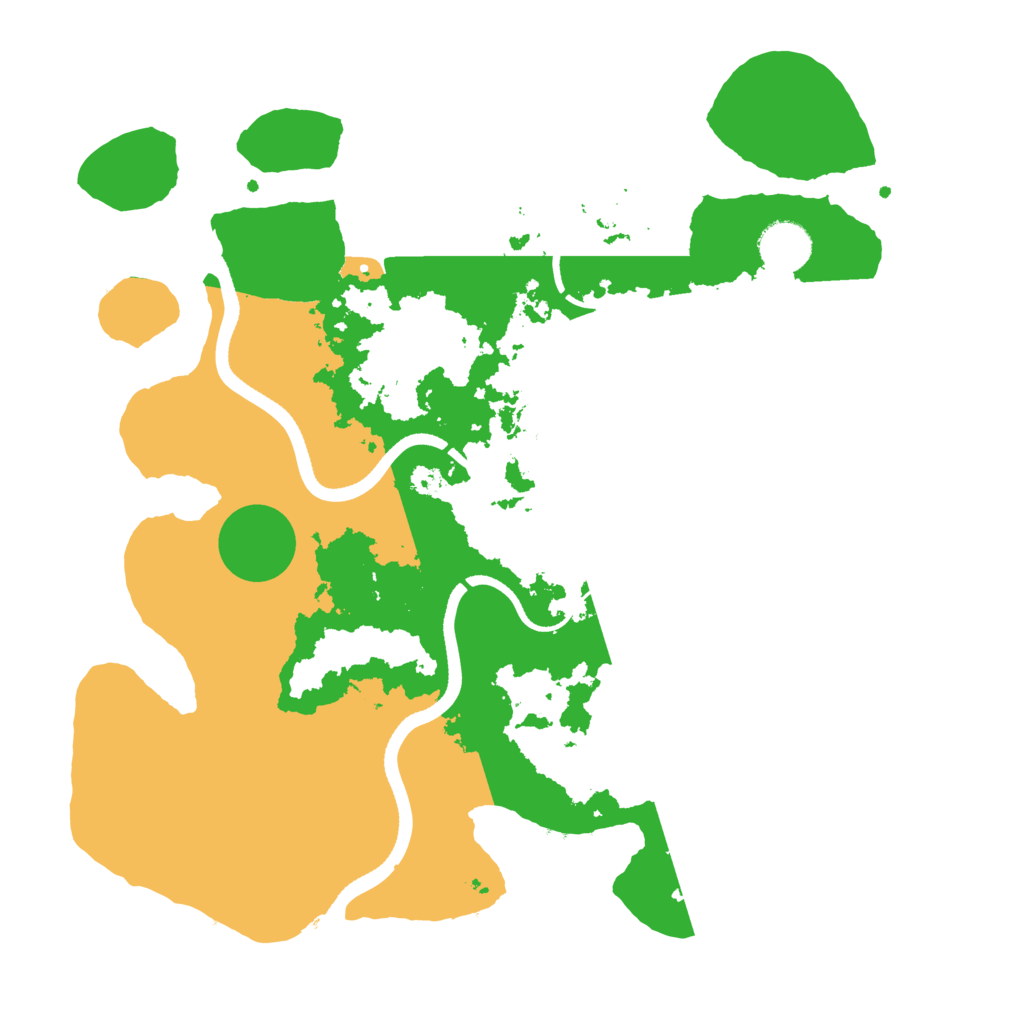 Biome Rust Map: Procedural Map, Size: 3500, Seed: 2132622847
