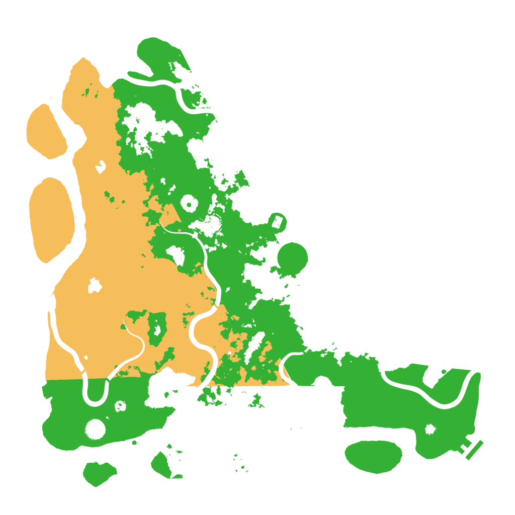 Biome Rust Map: Procedural Map, Size: 4500, Seed: 1088119256