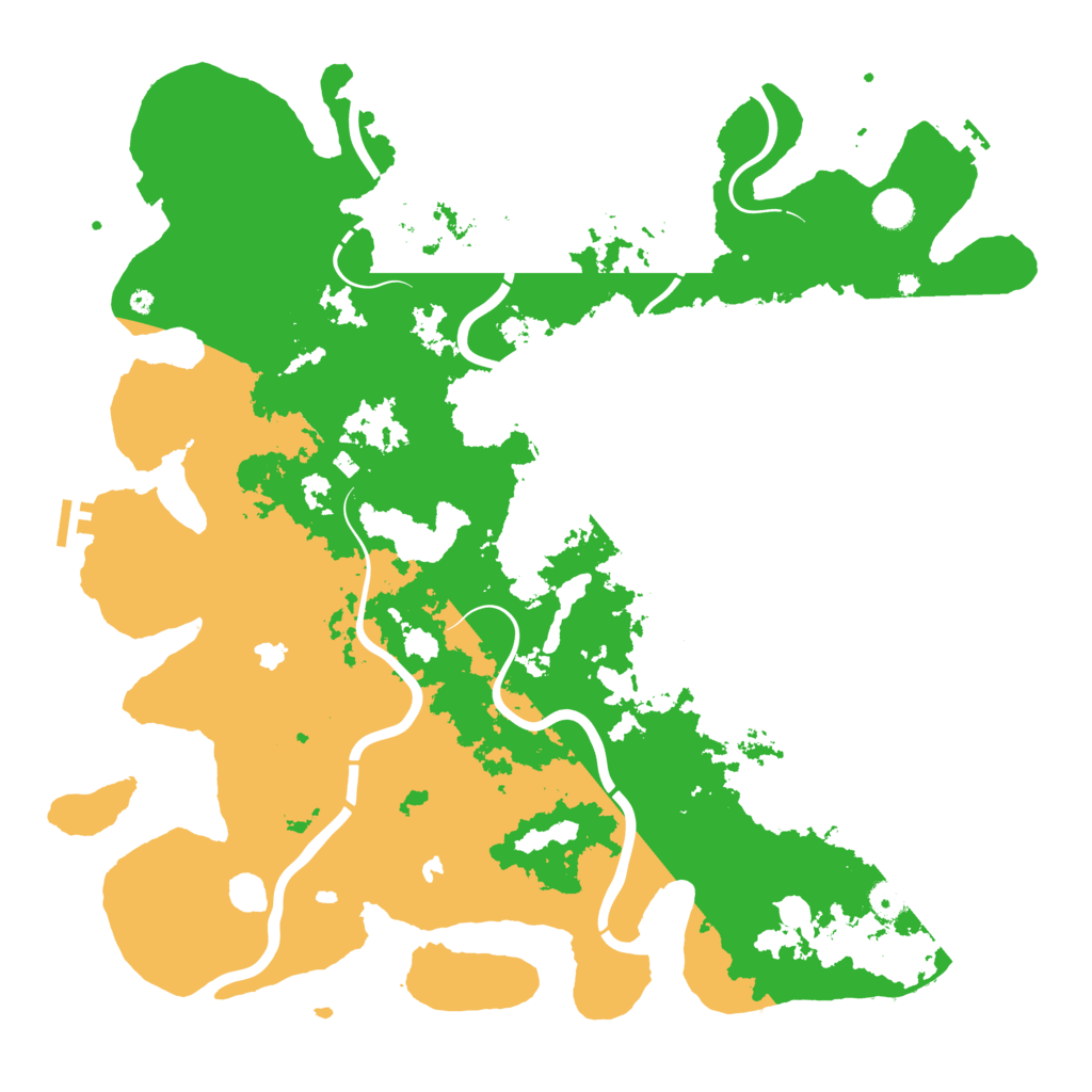 Biome Rust Map: Procedural Map, Size: 4686, Seed: 1337
