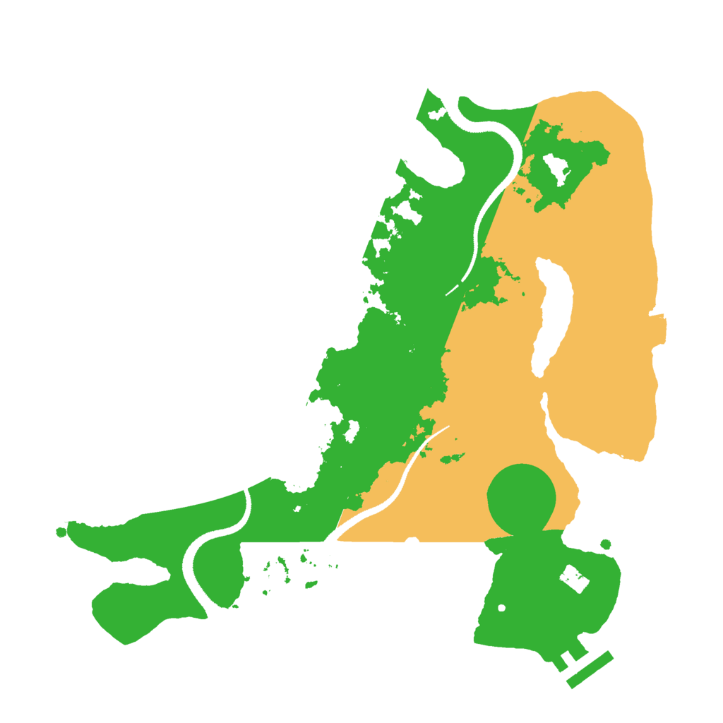 Biome Rust Map: Procedural Map, Size: 2800, Seed: 1522673327