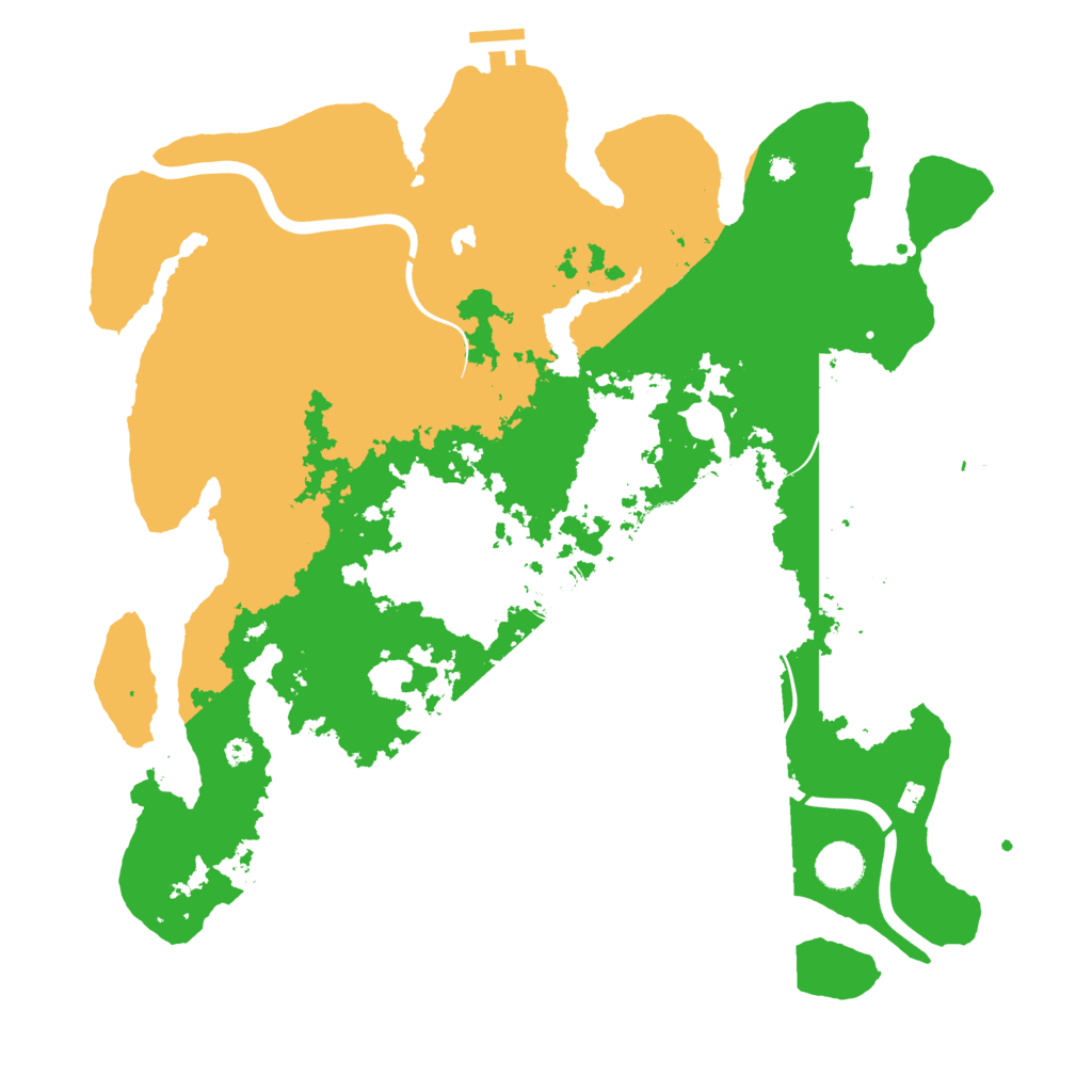 Biome Rust Map: Procedural Map, Size: 4000, Seed: 1153980438