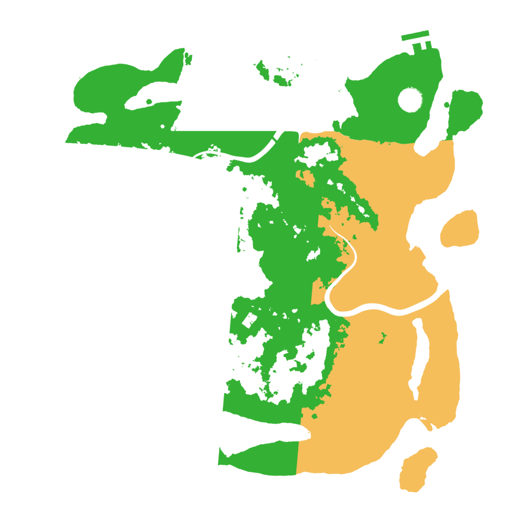 Biome Rust Map: Procedural Map, Size: 3800, Seed: 8467351