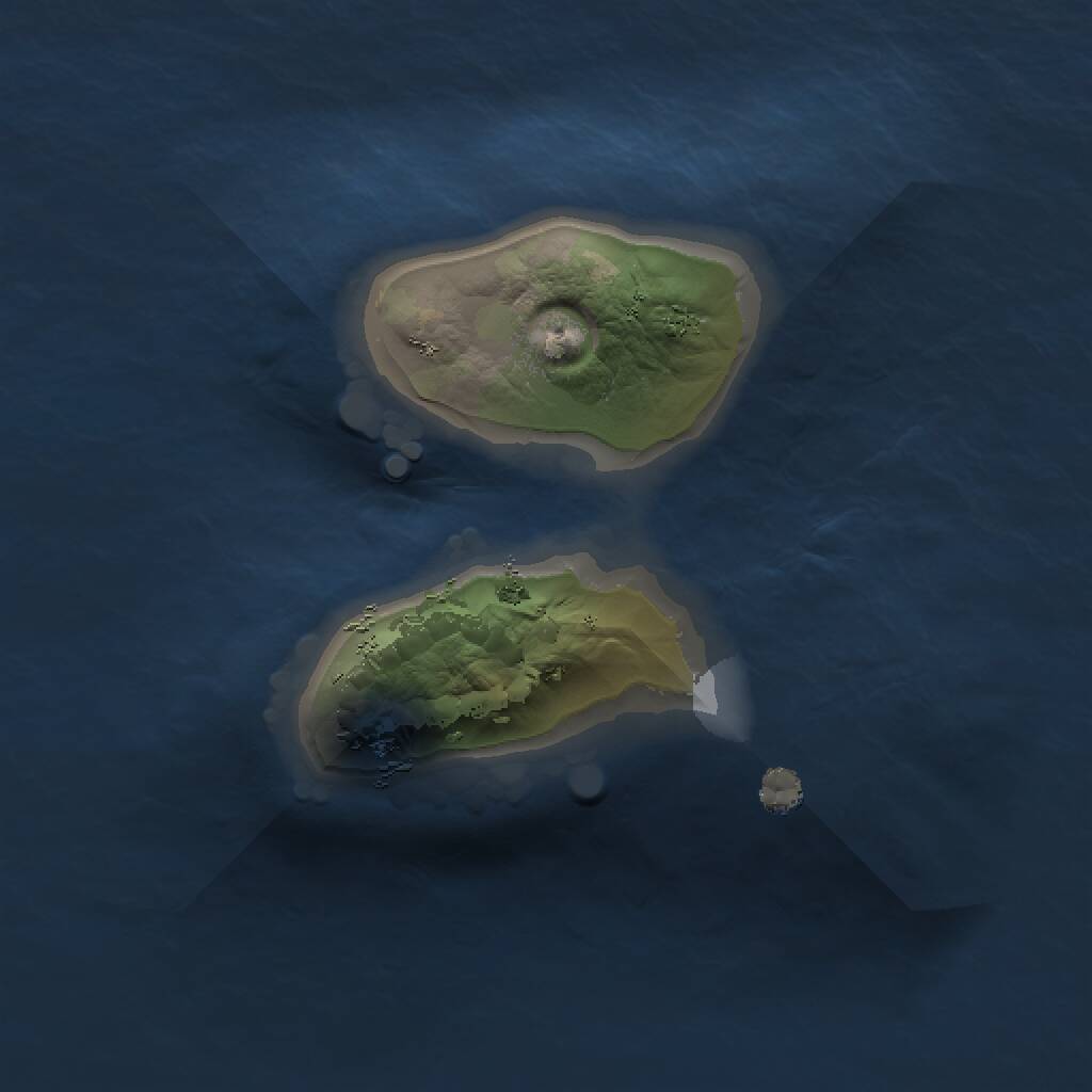 Rust Map: Procedural Map, Size: 1000, Seed: 866965668, 1 Monuments