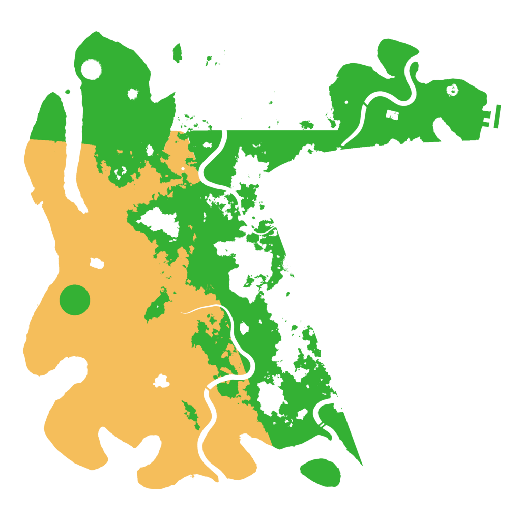Biome Rust Map: Procedural Map, Size: 4500, Seed: 732500059