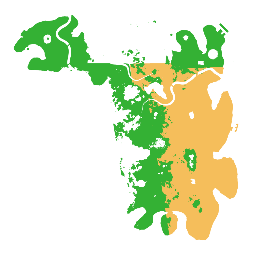Biome Rust Map: Procedural Map, Size: 4500, Seed: 78684063