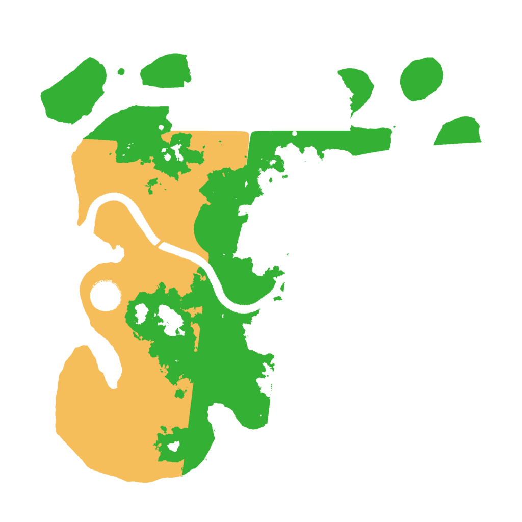 Biome Rust Map: Procedural Map, Size: 3000, Seed: 715106042