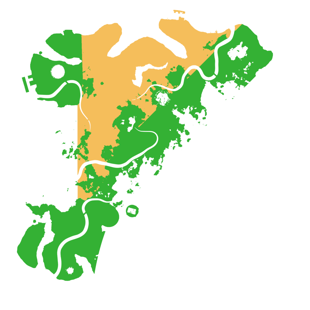 Biome Rust Map: Procedural Map, Size: 4000, Seed: 1669079491