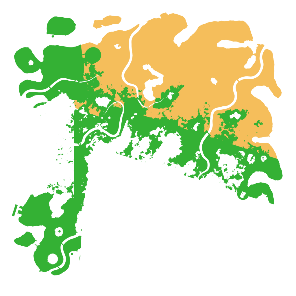 Biome Rust Map: Procedural Map, Size: 5000, Seed: 426759217