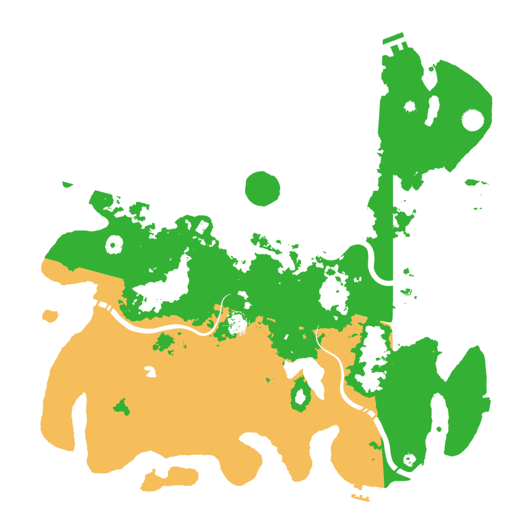 Biome Rust Map: Procedural Map, Size: 4250, Seed: 57957