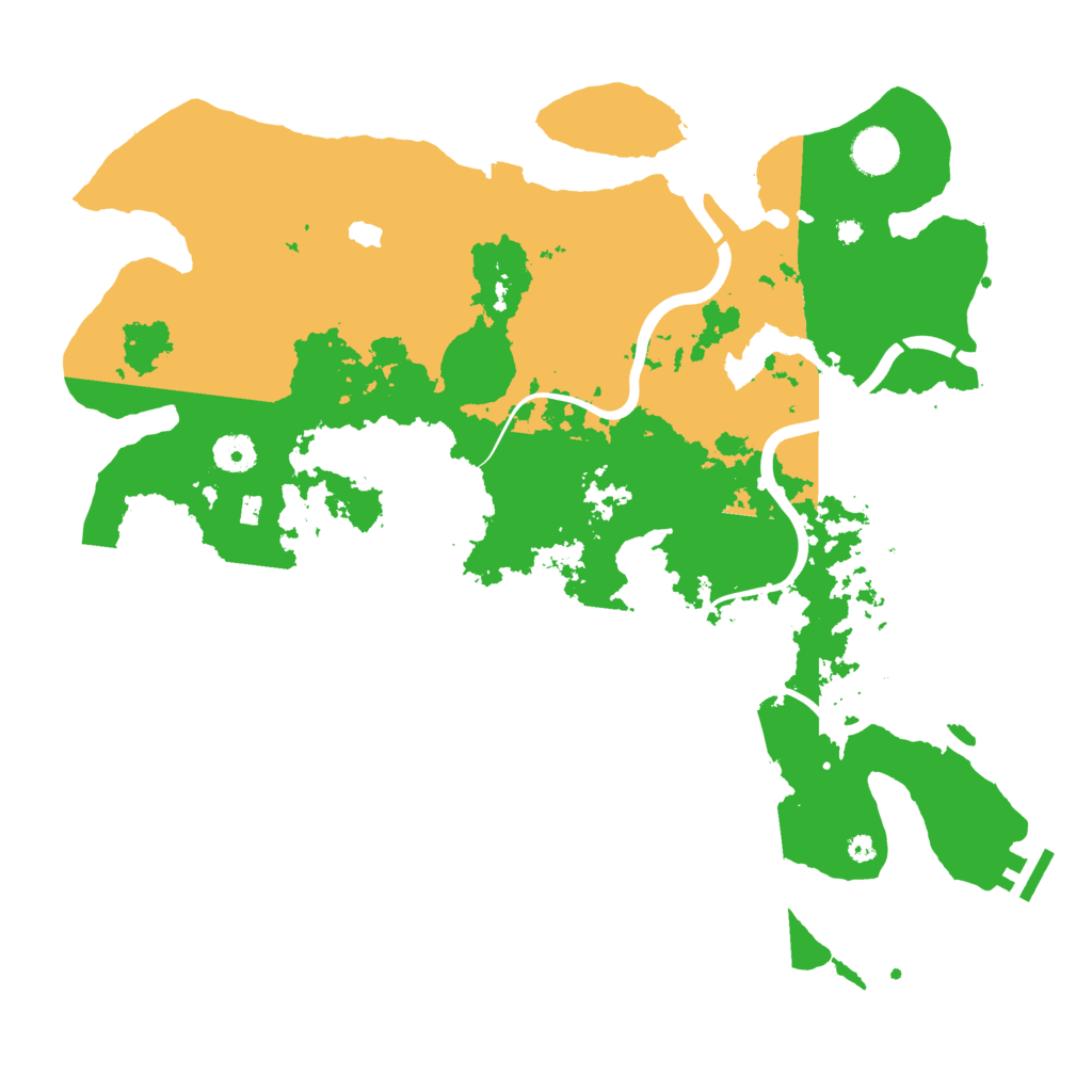 Biome Rust Map: Procedural Map, Size: 4000, Seed: 57224105