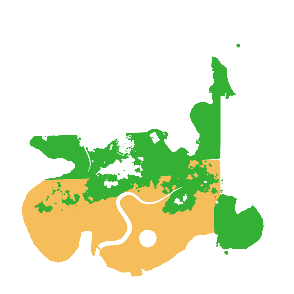 Biome Rust Map: Procedural Map, Size: 3000, Seed: 1482879669