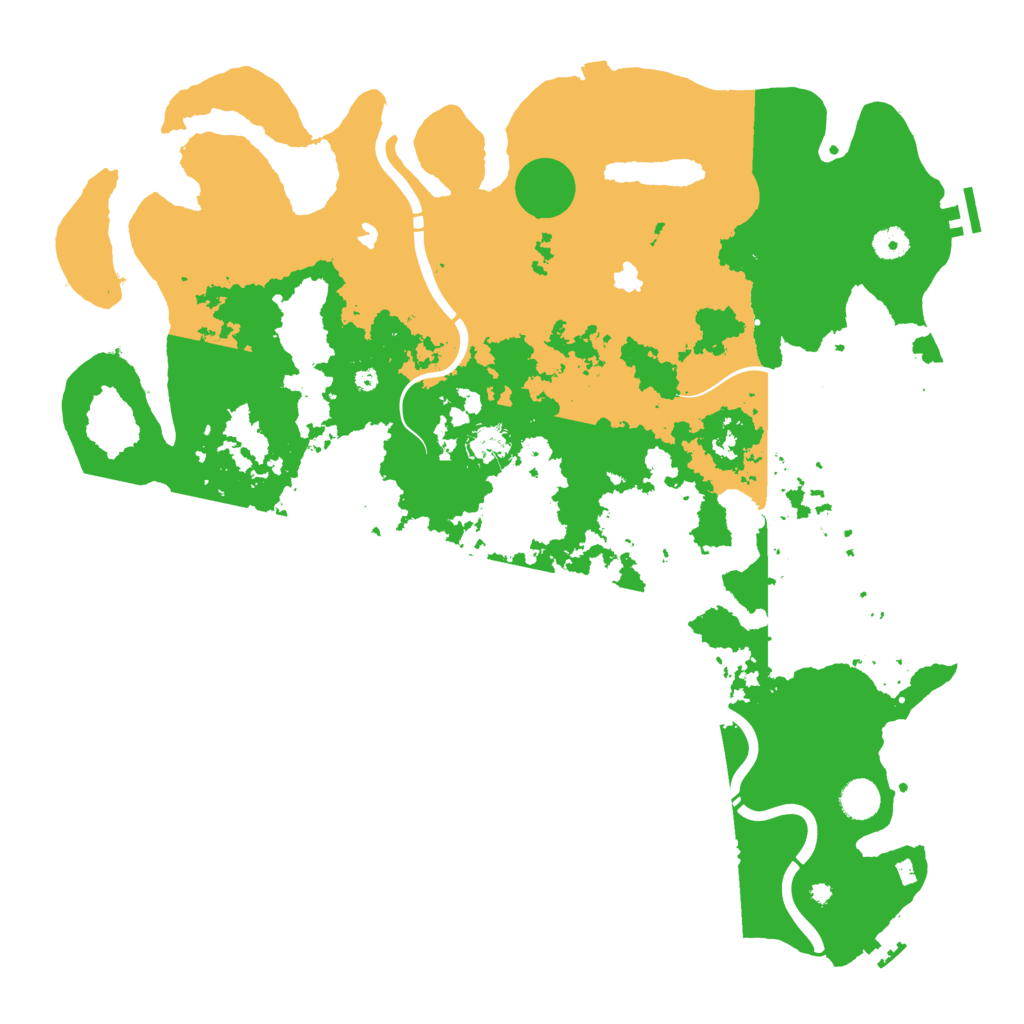 Biome Rust Map: Procedural Map, Size: 4500, Seed: 875748443