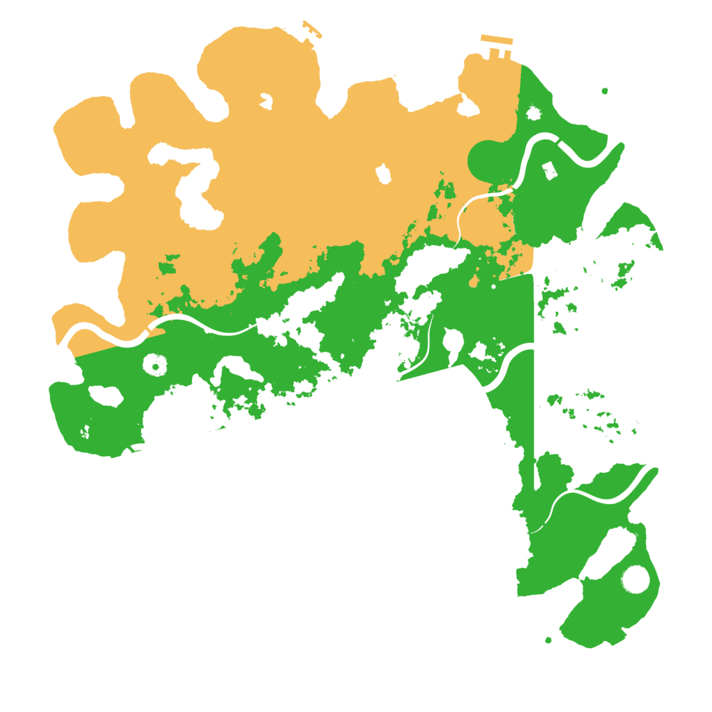 Biome Rust Map: Procedural Map, Size: 4500, Seed: 171454166