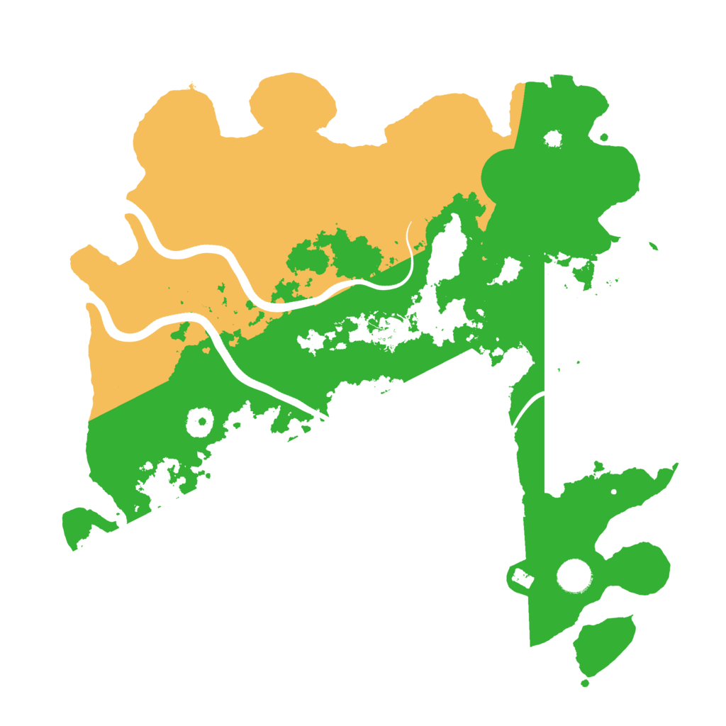 Biome Rust Map: Procedural Map, Size: 3750, Seed: 1140794009