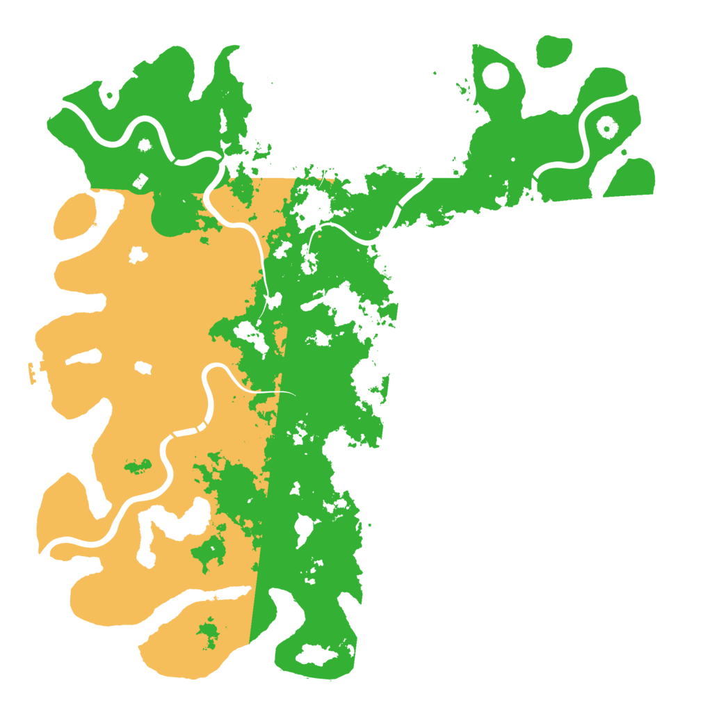 Biome Rust Map: Procedural Map, Size: 5000, Seed: 1203431130