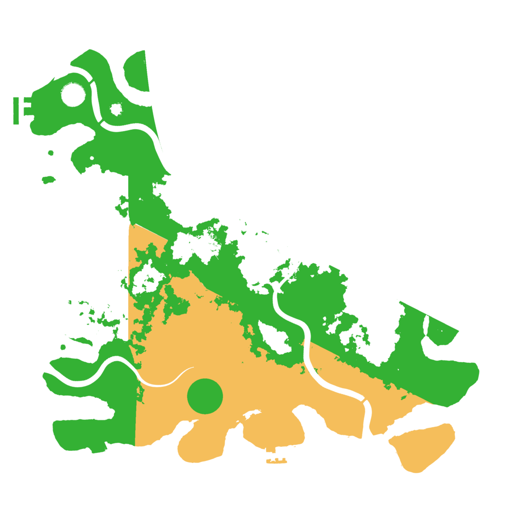 Biome Rust Map: Procedural Map, Size: 3800, Seed: 435438264