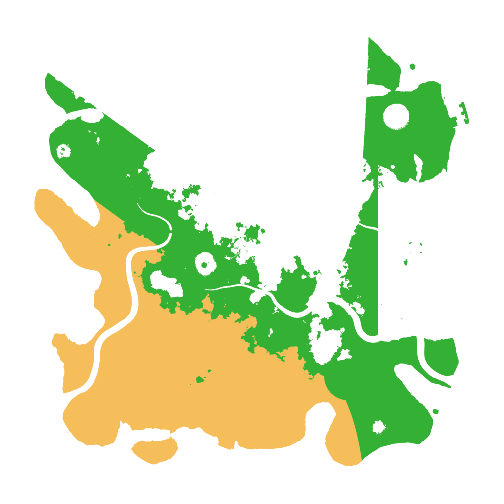 Biome Rust Map: Procedural Map, Size: 3515, Seed: 2563
