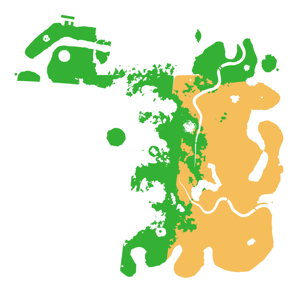Biome Rust Map: Procedural Map, Size: 4500, Seed: 693540655