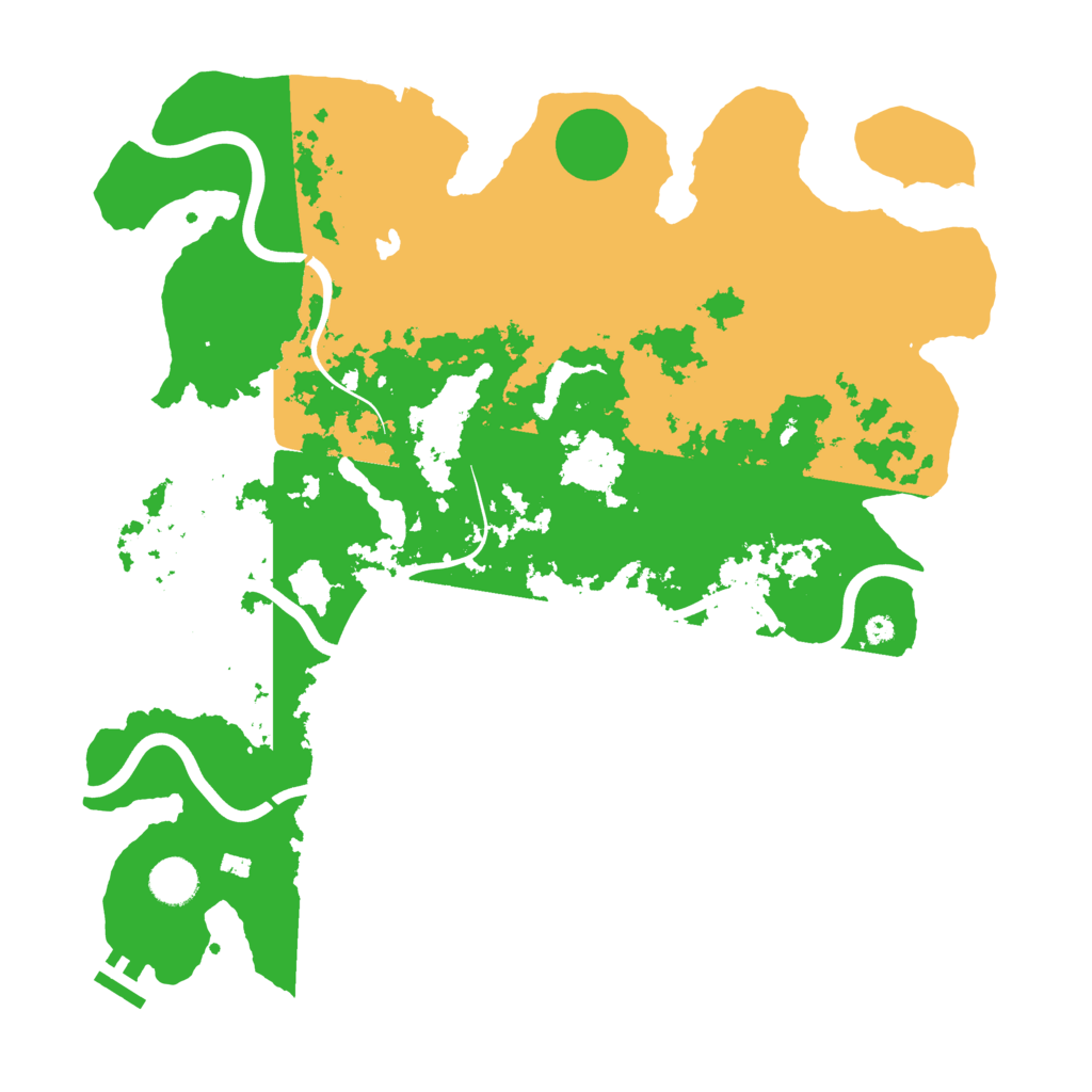 Biome Rust Map: Procedural Map, Size: 4000, Seed: 1143951319