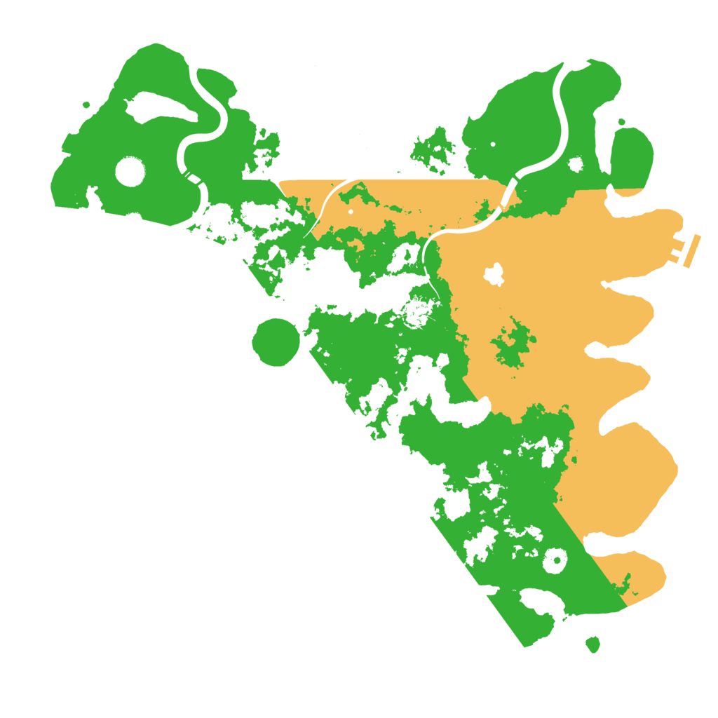 Biome Rust Map: Procedural Map, Size: 4250, Seed: 31443