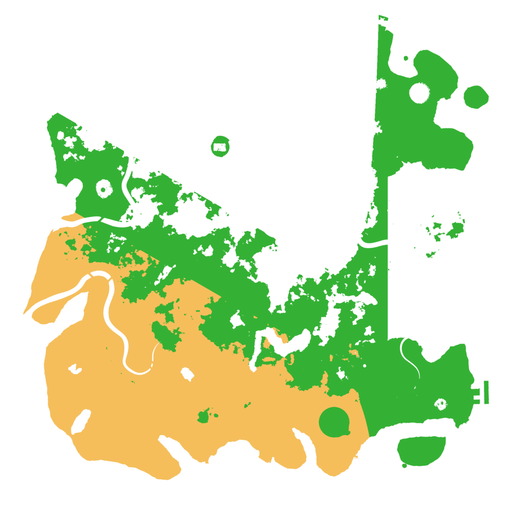 Biome Rust Map: Procedural Map, Size: 4500, Seed: 1282671162