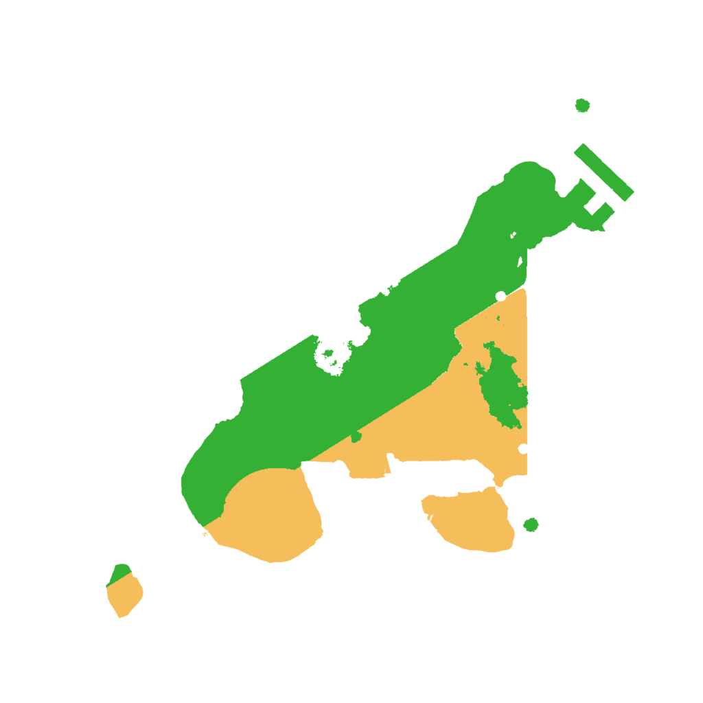 Biome Rust Map: Procedural Map, Size: 2000, Seed: 695300261