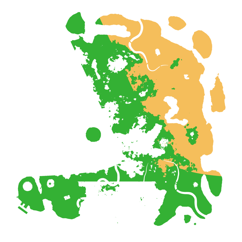 Biome Rust Map: Procedural Map, Size: 4500, Seed: 1298265450