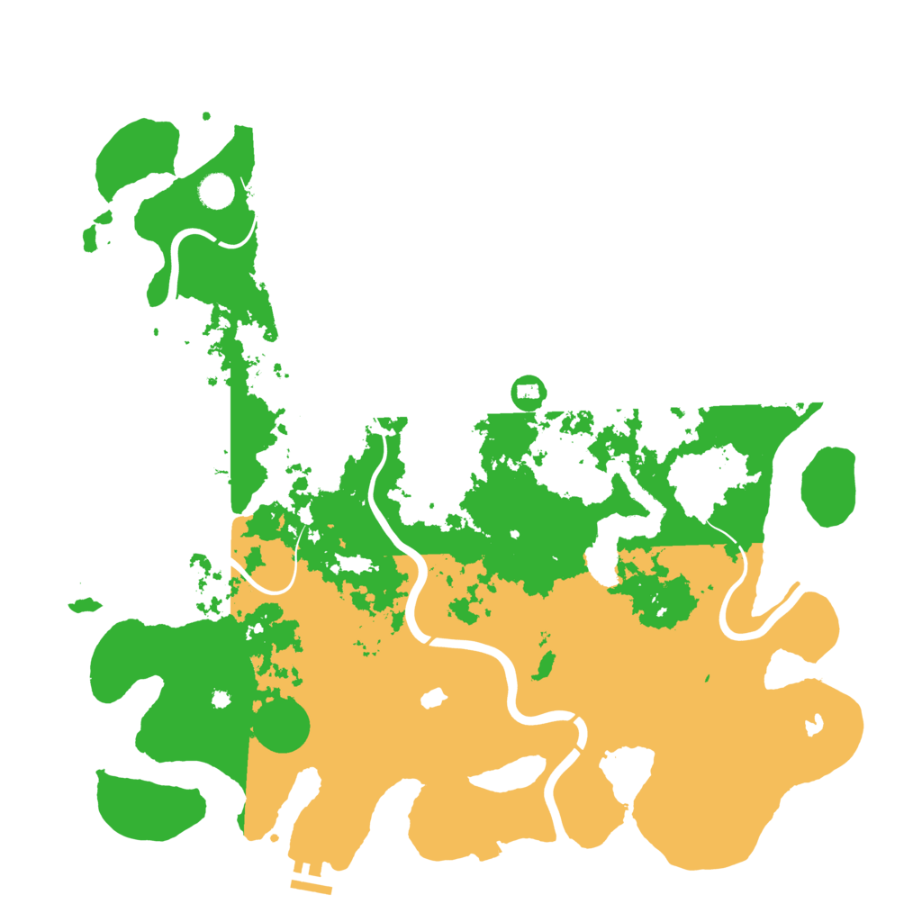 Biome Rust Map: Procedural Map, Size: 4500, Seed: 126447975