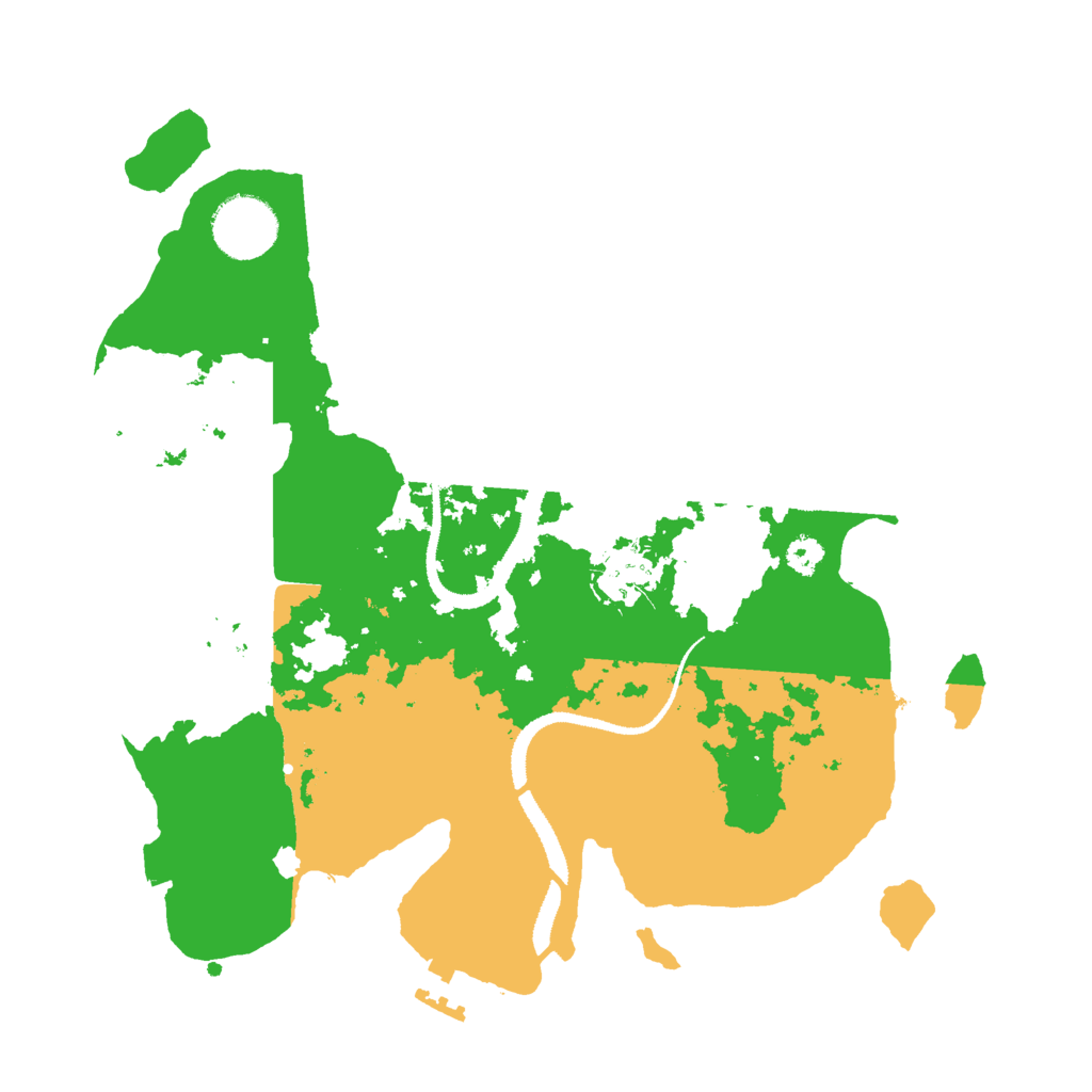 Biome Rust Map: Procedural Map, Size: 3000, Seed: 2030497094