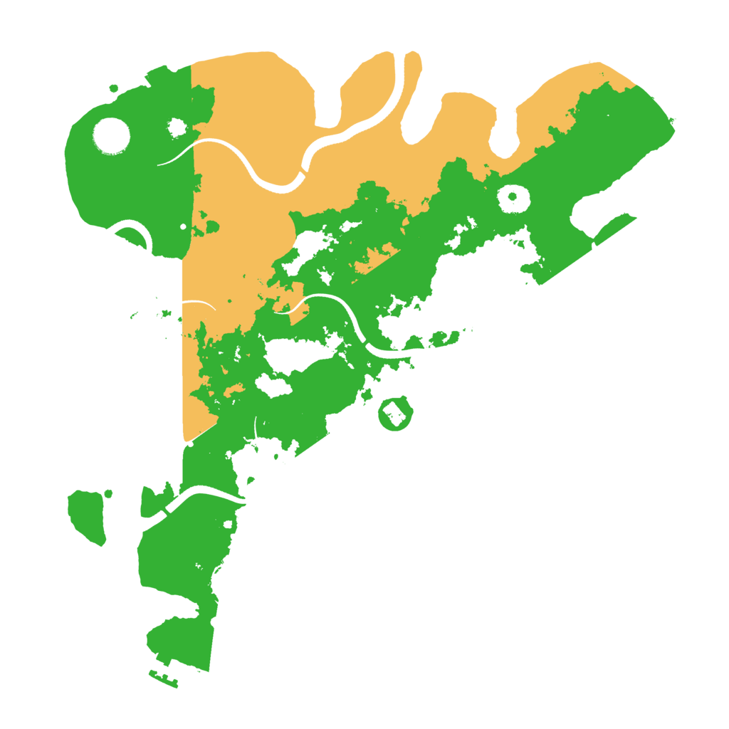 Biome Rust Map: Procedural Map, Size: 3500, Seed: 1898854611